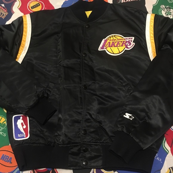 STARTER Other - Vintage Starter Los Angeles Lakers satin jacket